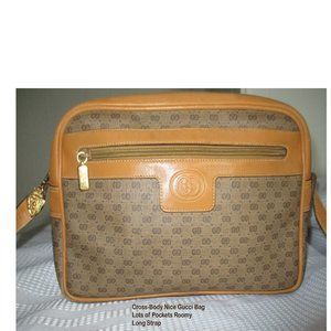 Gucci Messenger Bag Cross-Body Shoulder Bag Extra Clean Ready to Carry